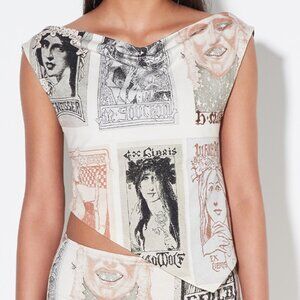 ELLISS Ex Libris Cowl Neck Top - Size L